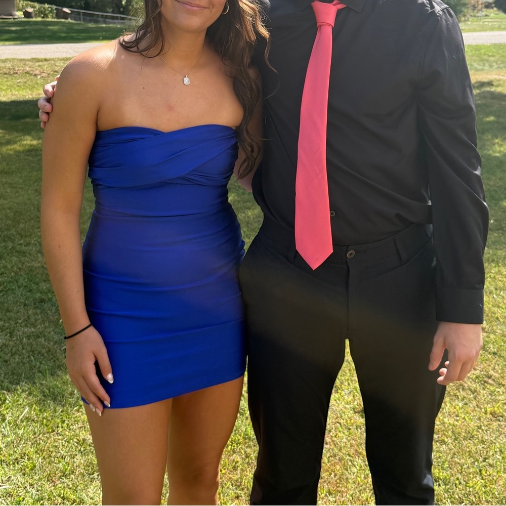Windsor Royal Blue Strapless Dress